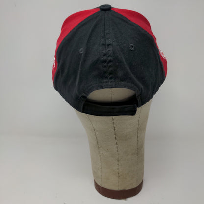 Usher Transport Louisville Kentucky Strapback Hat Embroidered Flames  Red Black