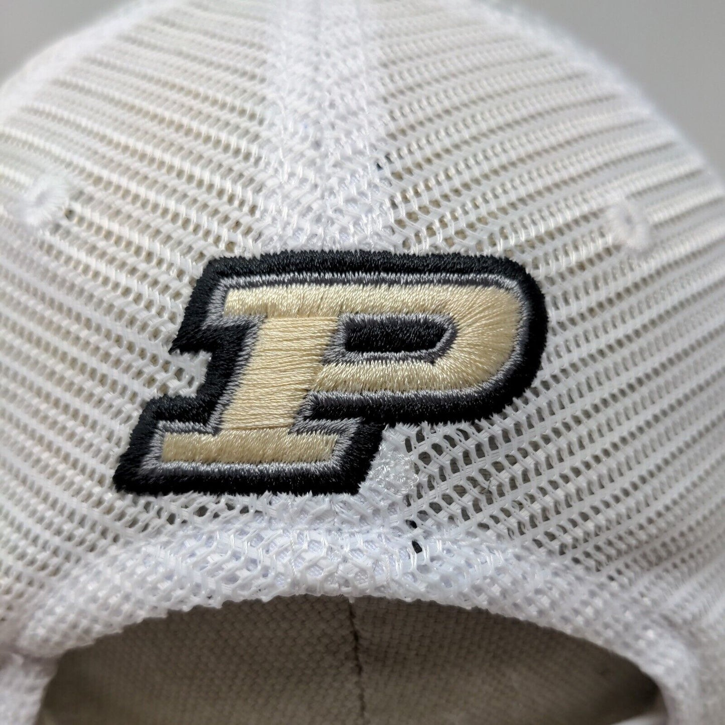 Top of the World Men's Snapback Mesh Back Purdue Boilermakers Hat Black White