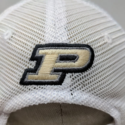 Top of the World Men's Snapback Mesh Back Purdue Boilermakers Hat Black White