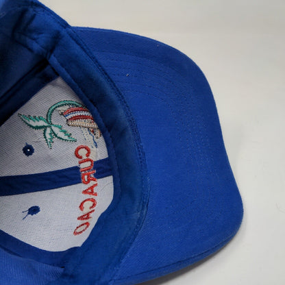 Curaco Men's Slideback Hat Blue Embroidered Logo Caribbean Beach