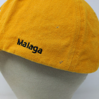 CAT Caterpillar Malaga Slideback Hat Embroidered Spell Out Yellow