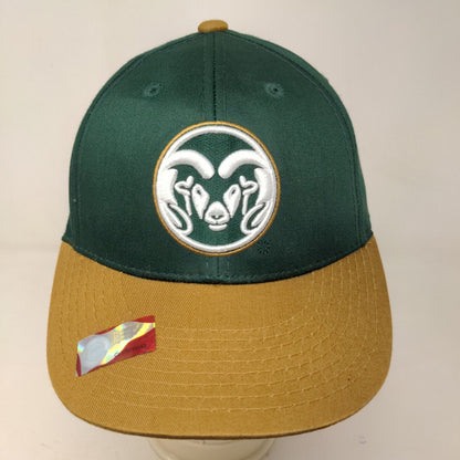 Going Yard Men's Colorado State Rams Strapback Hat Green OSFM Embroidered Logo