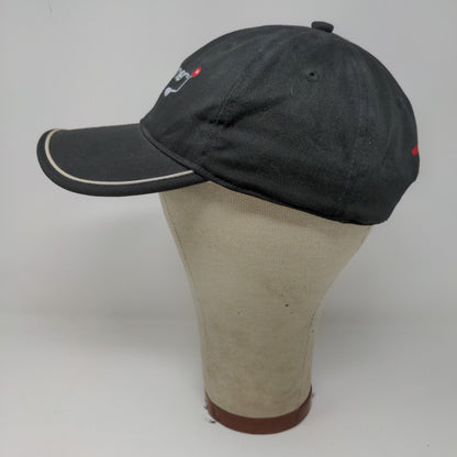 Scrap Runner Embroidered Black Slide Back Hat Cap Adjustable Spell Out Logo