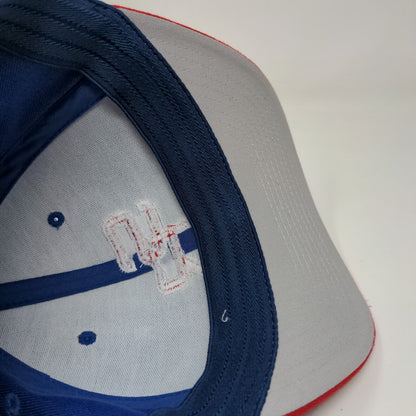 Pacific Headwear Men's Fitted Hat Blue Red Size S/M Embroidered SR Logo