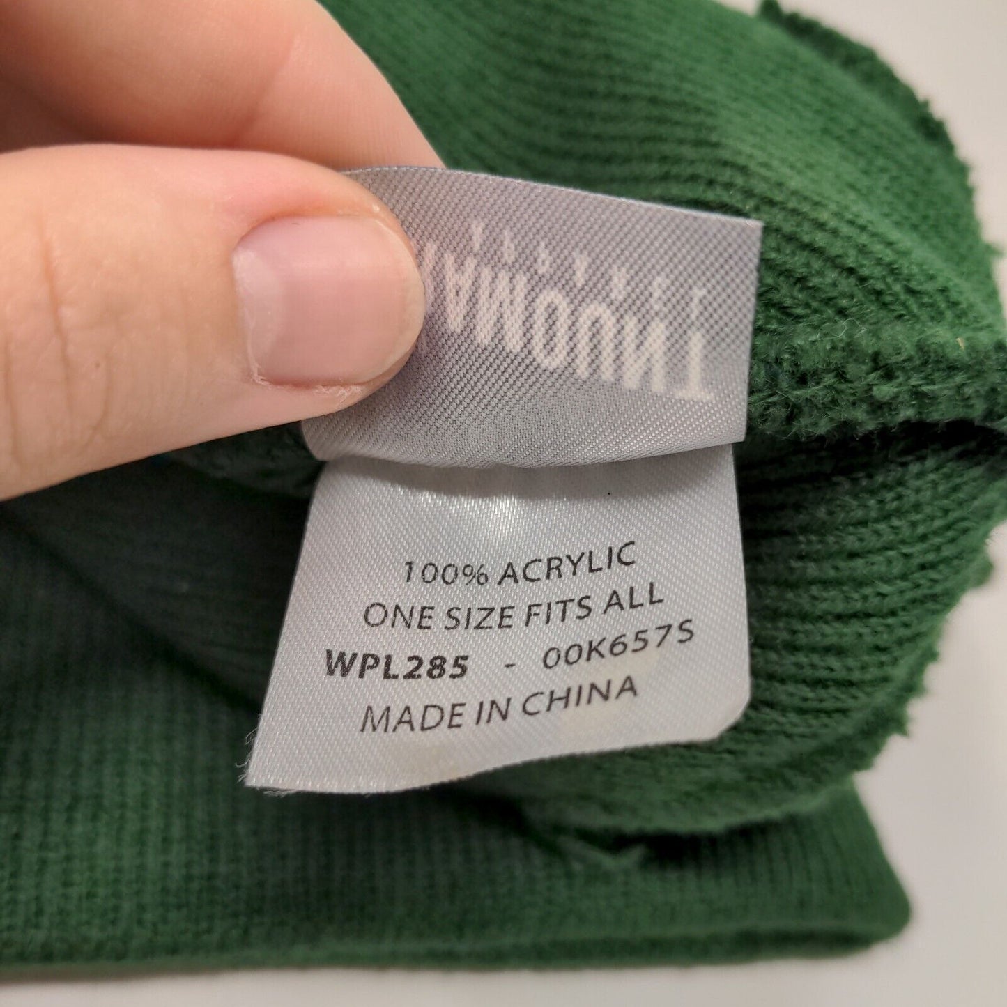 Gavilon Men's Beanie Hat Cap Green OSFA Embroidered Logo Acrylic