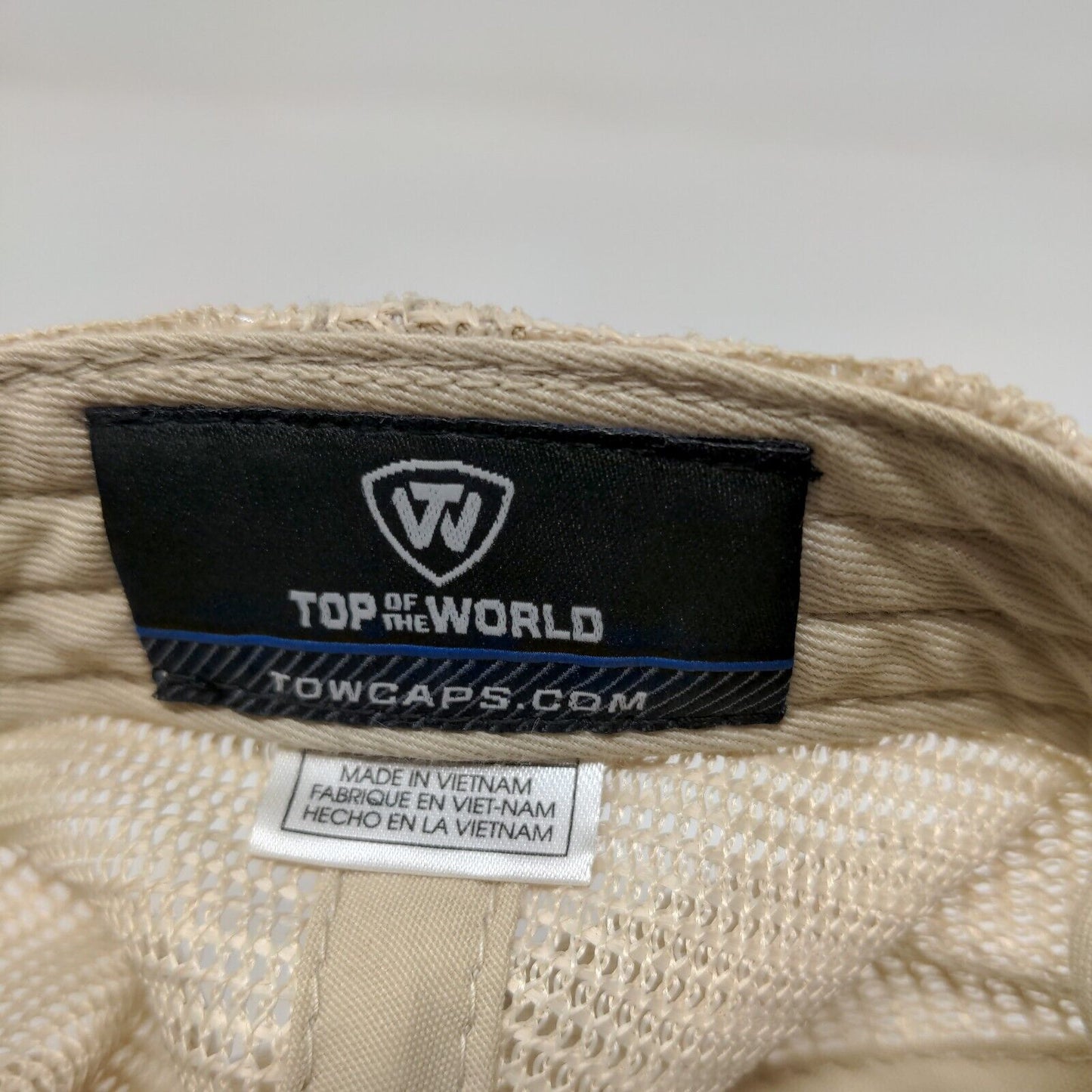 Top of the World Men's Snapback Mesh Back Purdue Boilermakers Hat Tan Gray