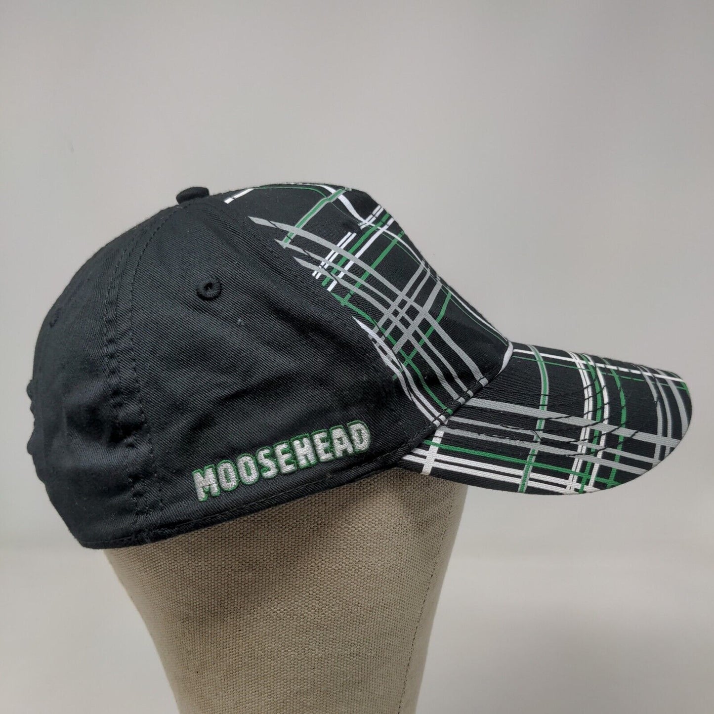 Karbon Men's Moosehead Snapback Hat Black One Size Embroidered Logo Cotton