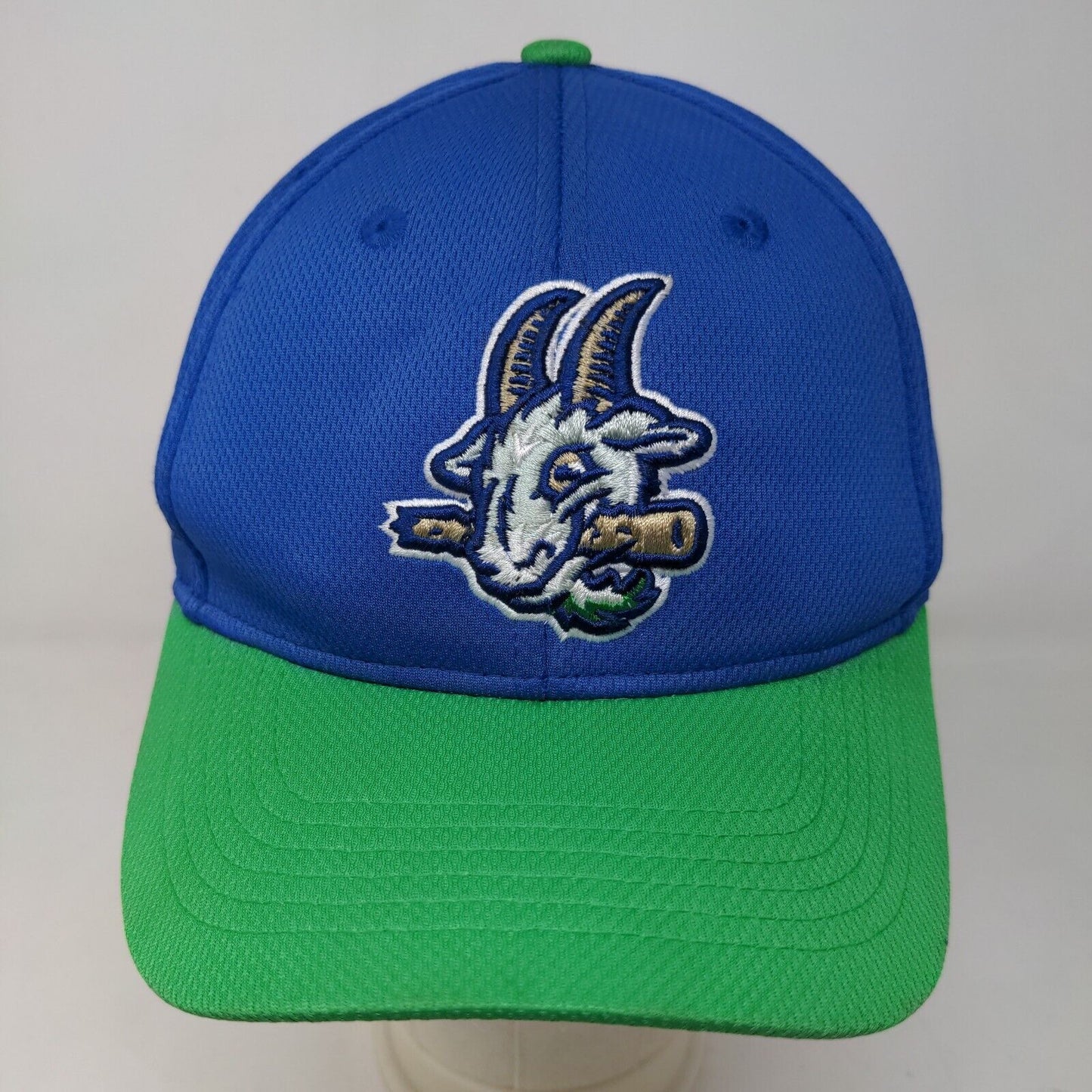 OC Sports Boy's Strapback Hat Blue Green Youth Hartford Yard Goats Logo