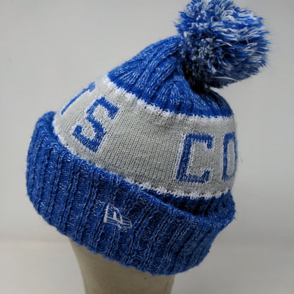 New Era Men's NFL Knit Beanie Hat Cap Indianapolis Colts Embroidered Logo Blue