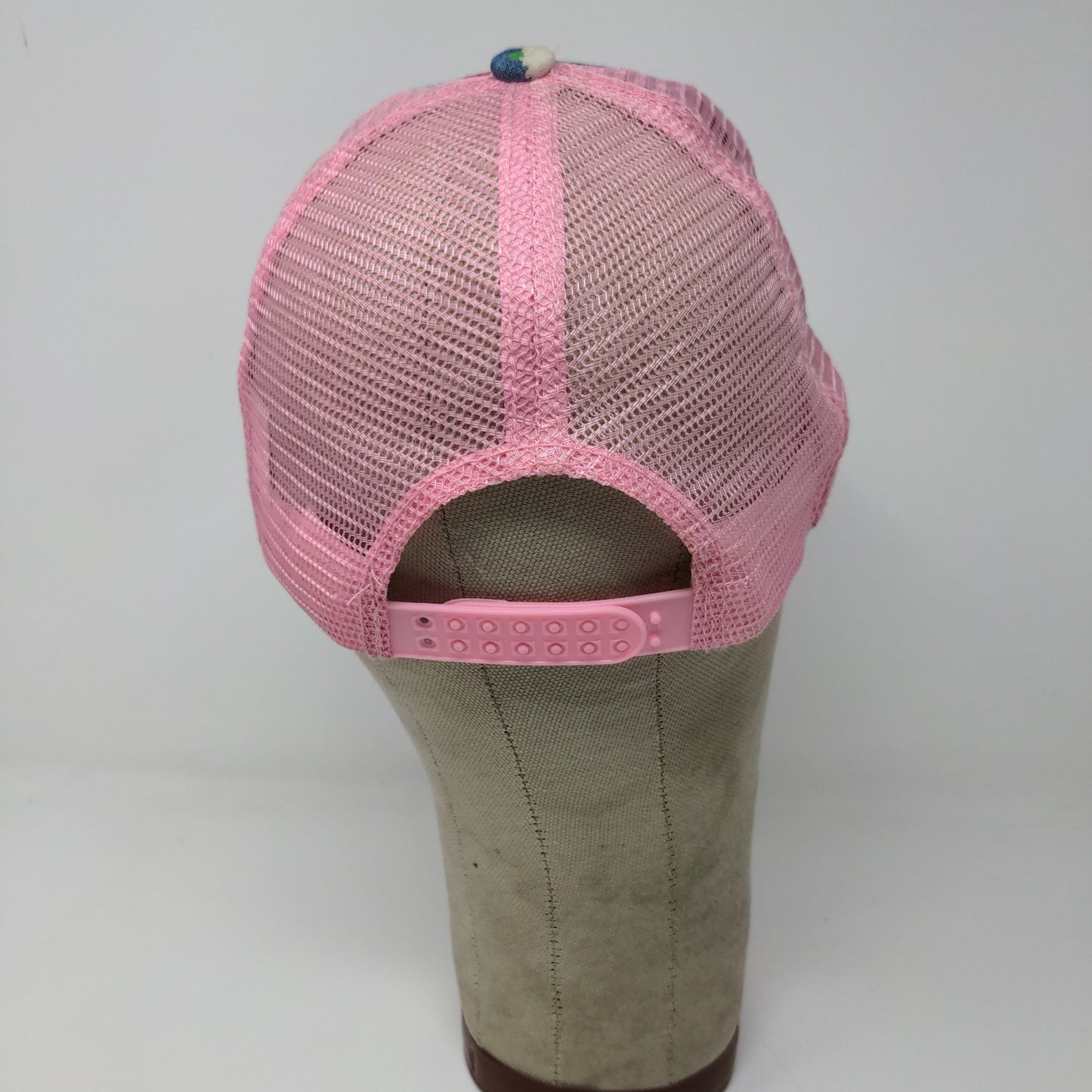 New York City Snapback Hat Pink Bling Shiny Gems Rhinestones Meshback