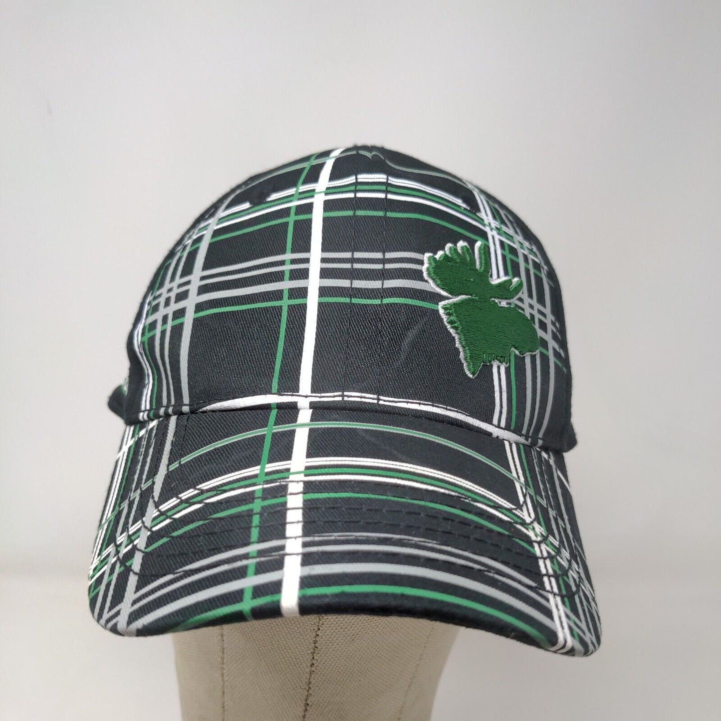 Karbon Men's Moosehead Snapback Hat Black One Size Cotton Embroidered Logo