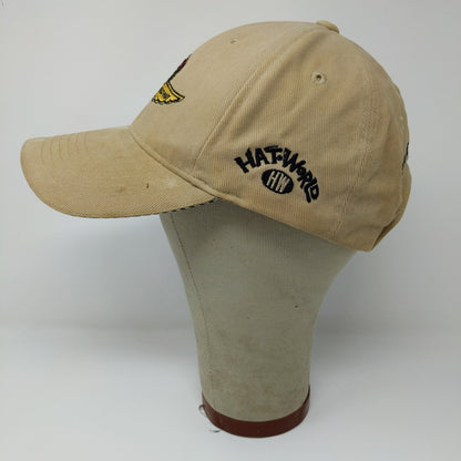 Indy Motor Speedway Safety Patrol Hat Strapback Embroidered Tan SEE DESC