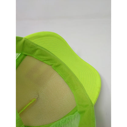 FRAT Mesh Back Snapback Trucker Hat Bright Pink & Green Cap OSFA
