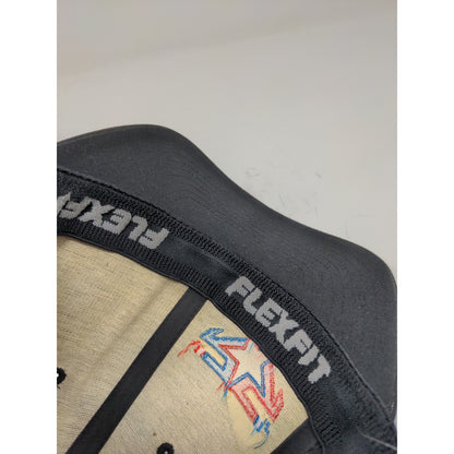 Rising Star Racing FlexFit Hat Size L-XL Black Embroidered Star Logo Spell Out