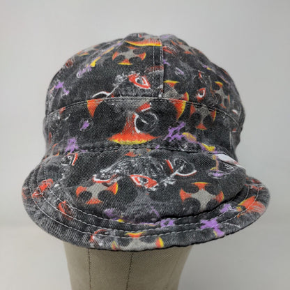 Comeaux Womens Cap Hat Multicolor 100% Cotton Throwing Star Pattern