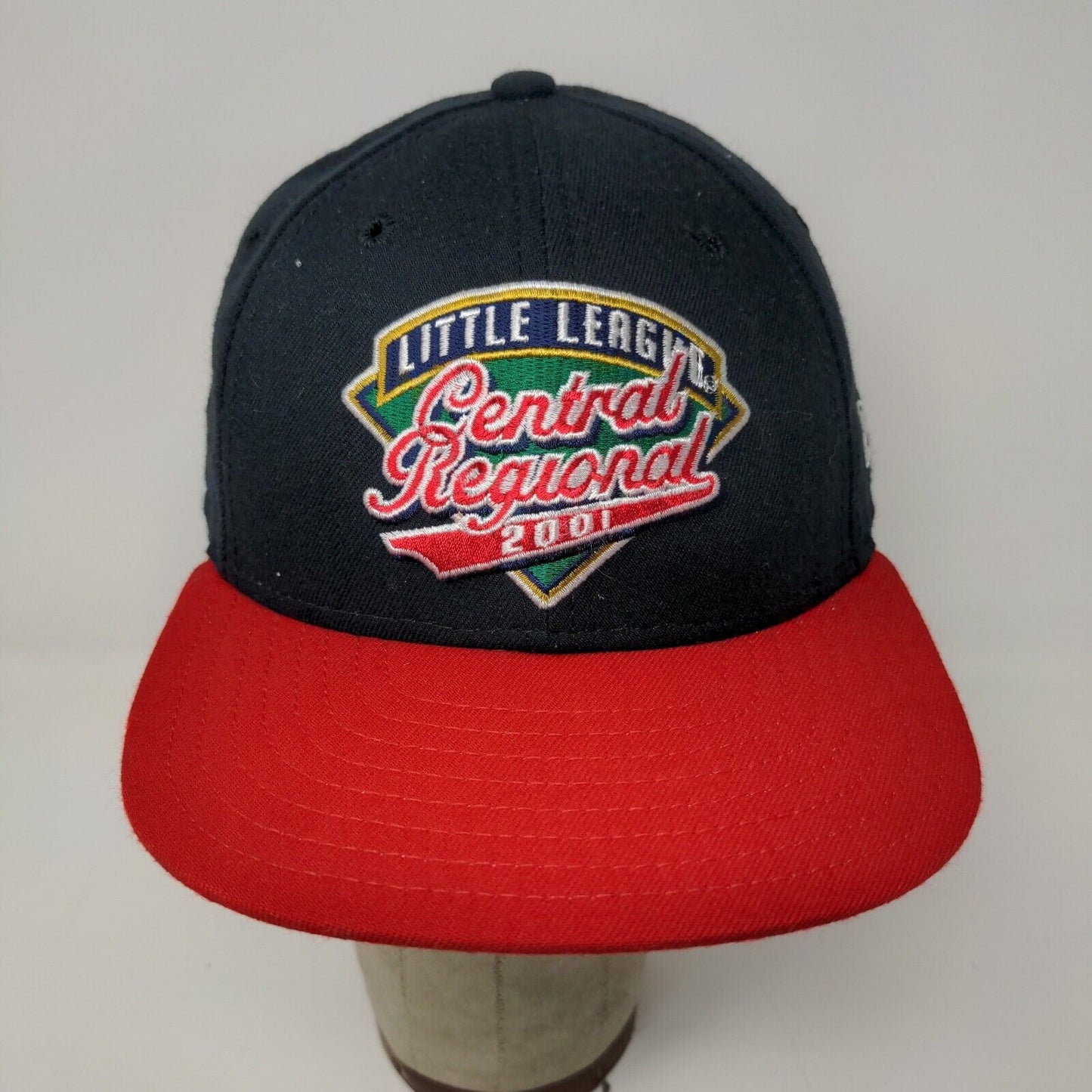 Little League Central Regional Mens Hat Black Red OSFA Snapback Vintage 2001