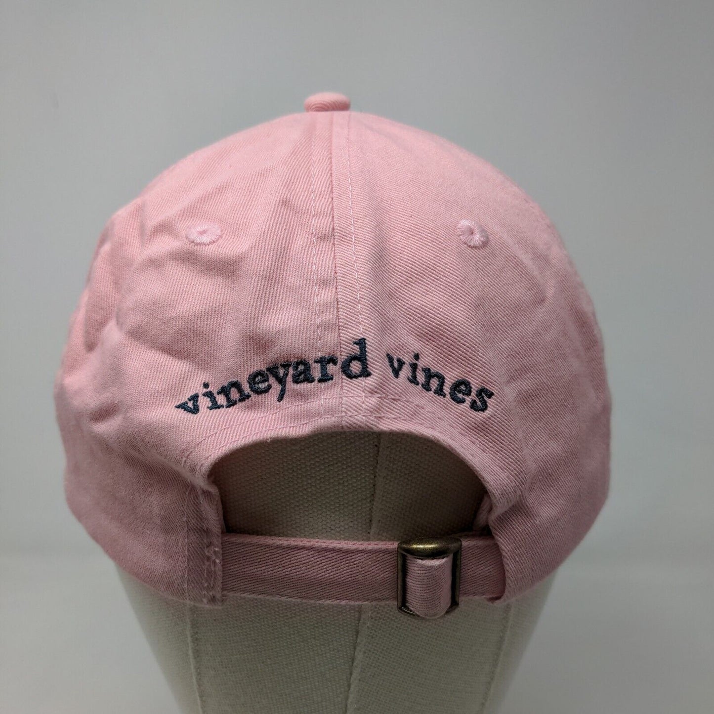 Vineyard Vines Women's Slideback Hat Pink Adjustable Embroidered Whale Logo