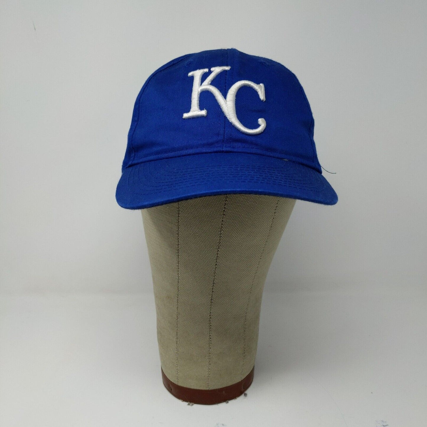 MLB Kansas City Royals OC Sports Blue Adjustable Strapback Cap Hat OSFM Logo