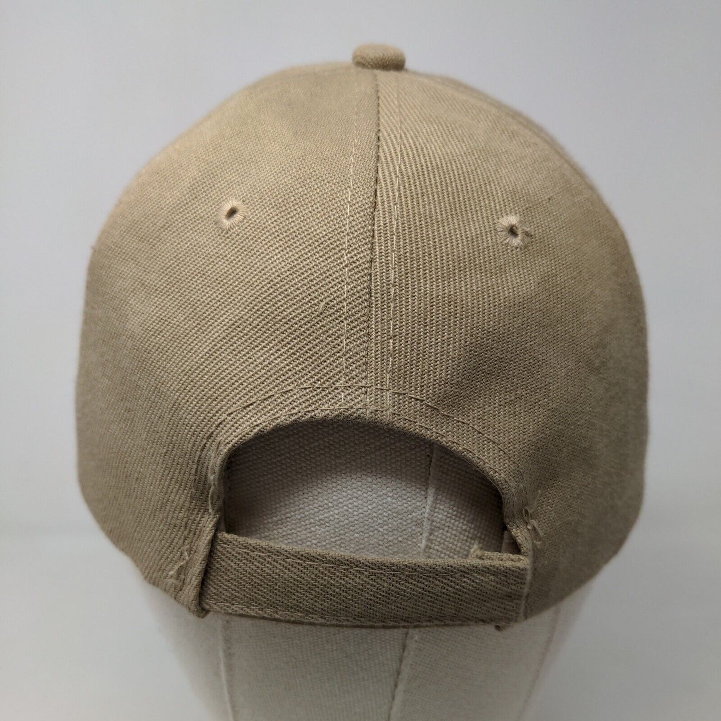 Unbranded Men's Strapback Hat Tan Adjustable Embroidered New York Logo