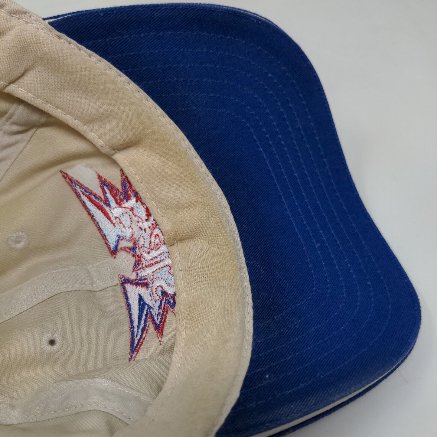 Louisville Bats Men's Strapback Hat Tan Adjustable Embroidered Pepsi Logo