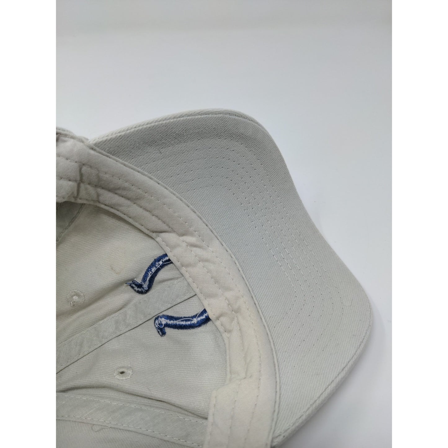 NFL Football Indianapolis Colts Strapback Hat Embroidered Horseshoe Logo Beige