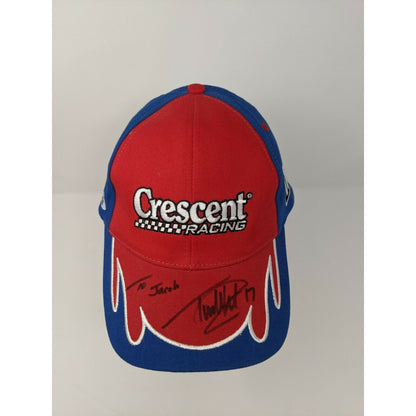 NASCAR Crescent Racing #17 Timothy Peters Autographed Strapback Hat Adjustable