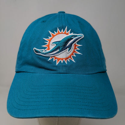 '47 Brand Men's Slideback Hat Blue OSFA NFL Miami Dolphins Embroidered Logo