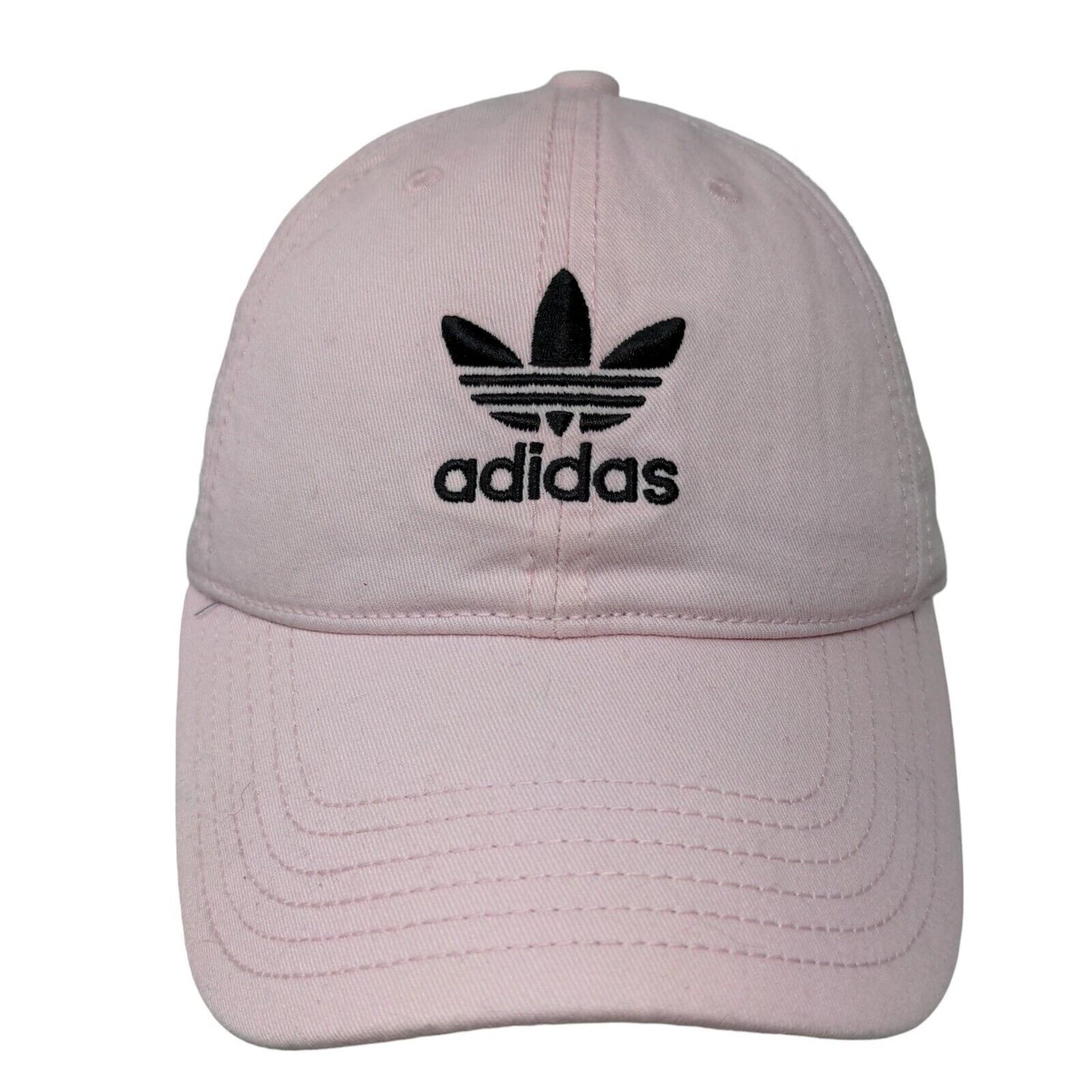 Adidas Women's Slideback Hat Pink Size OSFA Embroidered Trefoil Logo 100% Cotton