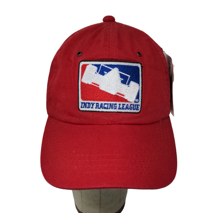 Indy Racing League Hat Red OSFA Slideback Embroidered Logo W/Tags