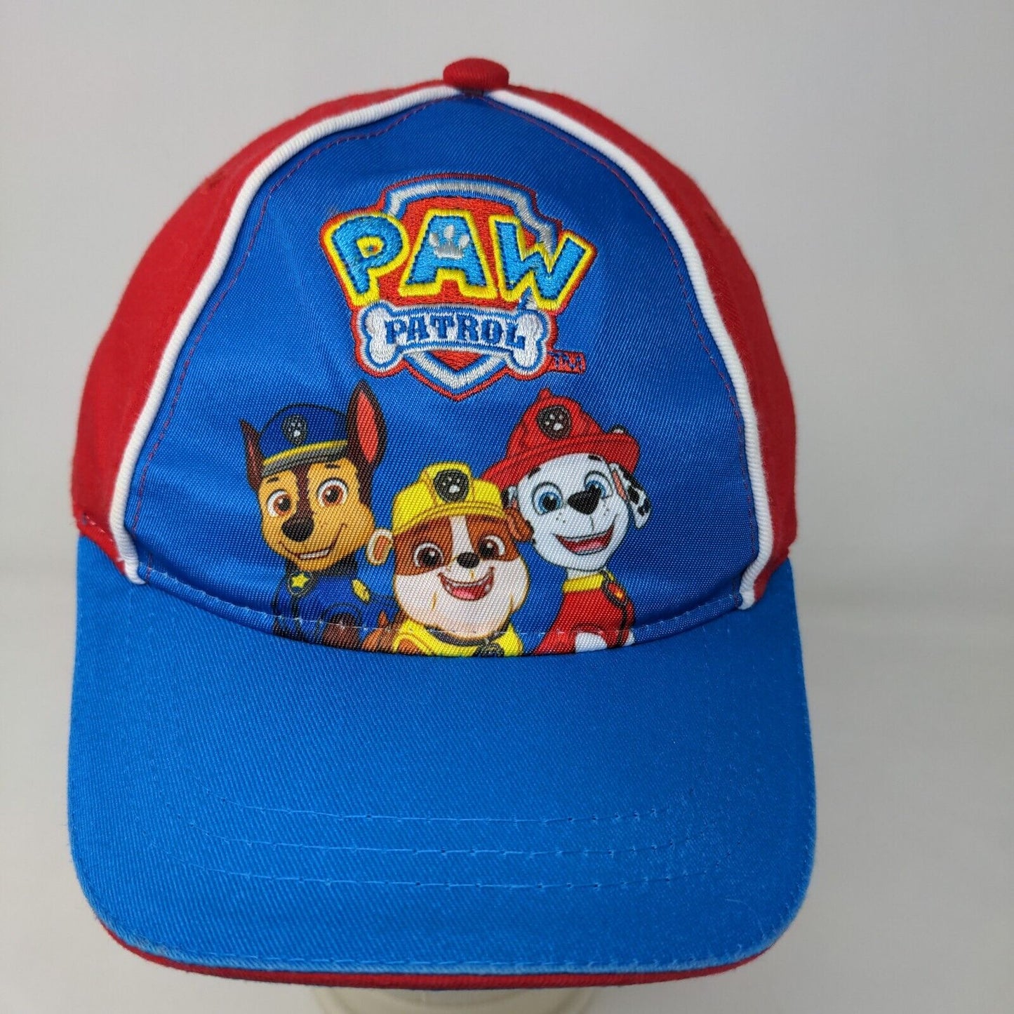 Nickelodeon Boy's Strapback Hat Multicolor OSFM Paw Patrol Graphic Logo