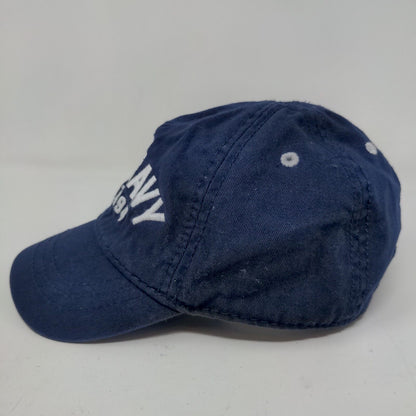 Old Navy Boy's Stretchy Hat Blue Size Small Embroidered Spell Out Logo