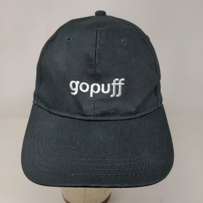 GoPuff Men's Slideback Hat Black Adjustable Embroidered Logo Delivery