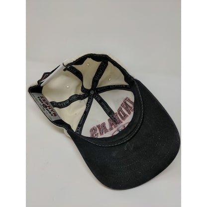 MLB Indianapolis Indians Snapback Hat Embroidered Cream Autographed SEE DESC