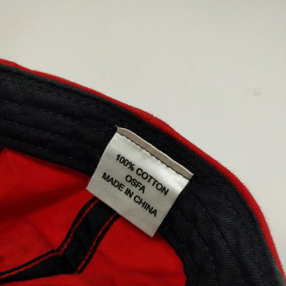 Stylemaster Strapback Hat Jim Beam Racing Red Black OSFA Embroidered Logo #7