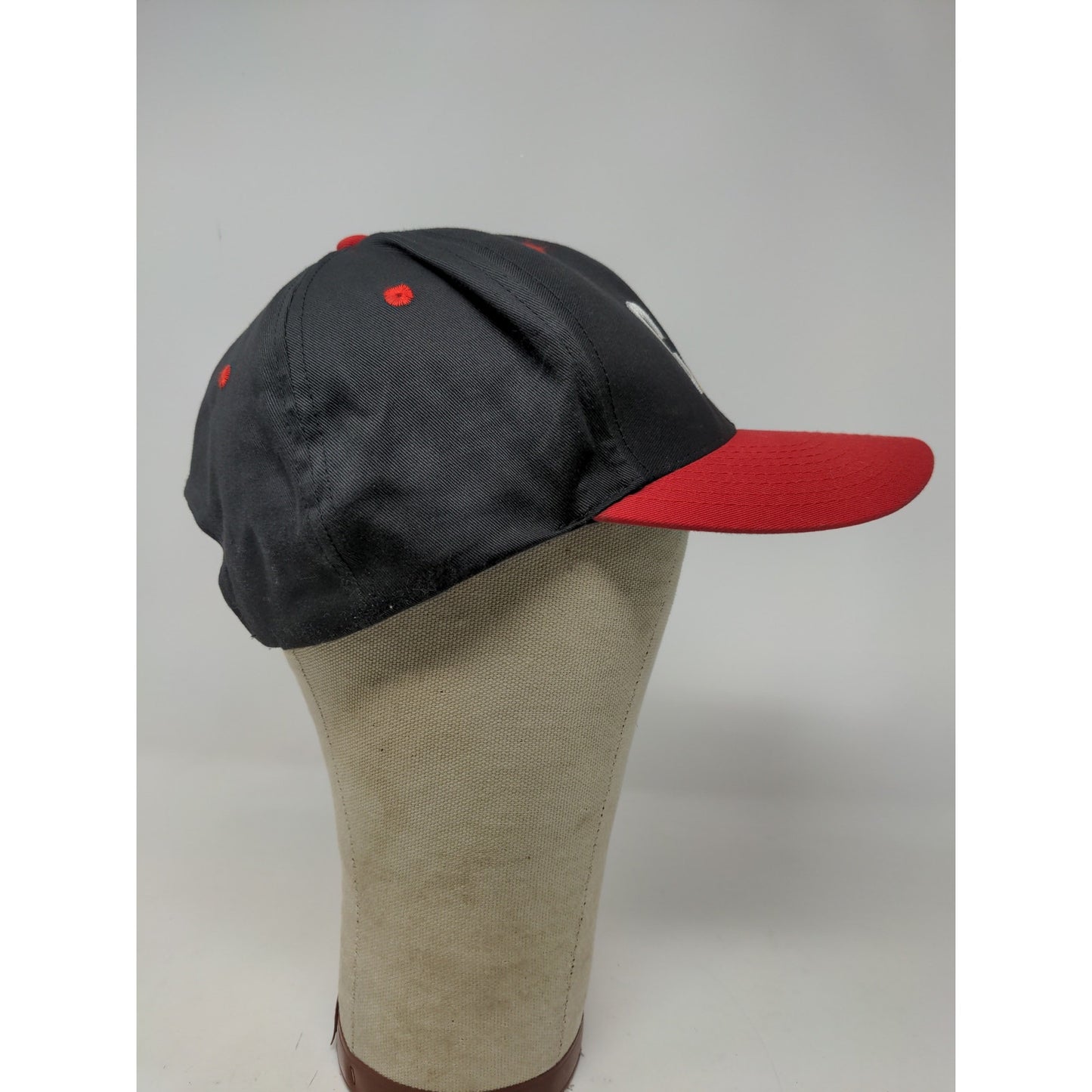 Caterpillar CAT Snapback Hat OSFA Black & Red Embroidered Logo