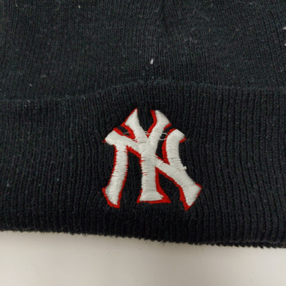 Toddler Baby MLB New York Yankees Beanie Toboggan Hat Black Embroidered Logo