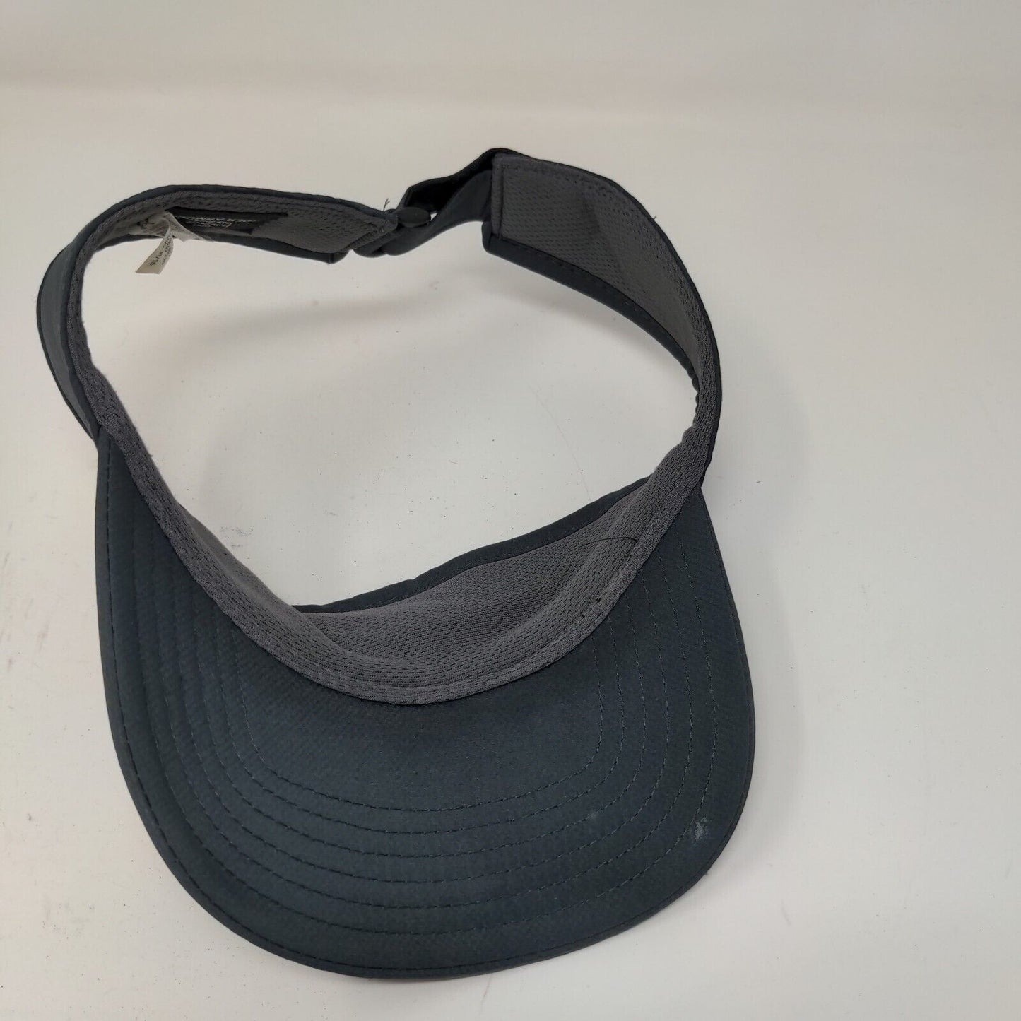 Under Armour Mens Golf Sun Visor Hat Strapback Gray OSFA Logo