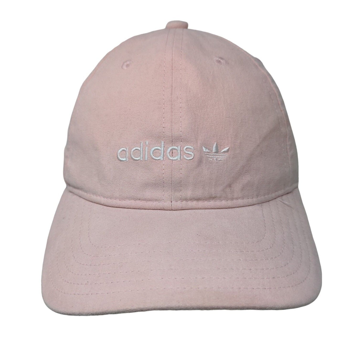 Adidas Women's Slideback Hat Pink Size OSFW Embroidered Trefoil Logo Polyester