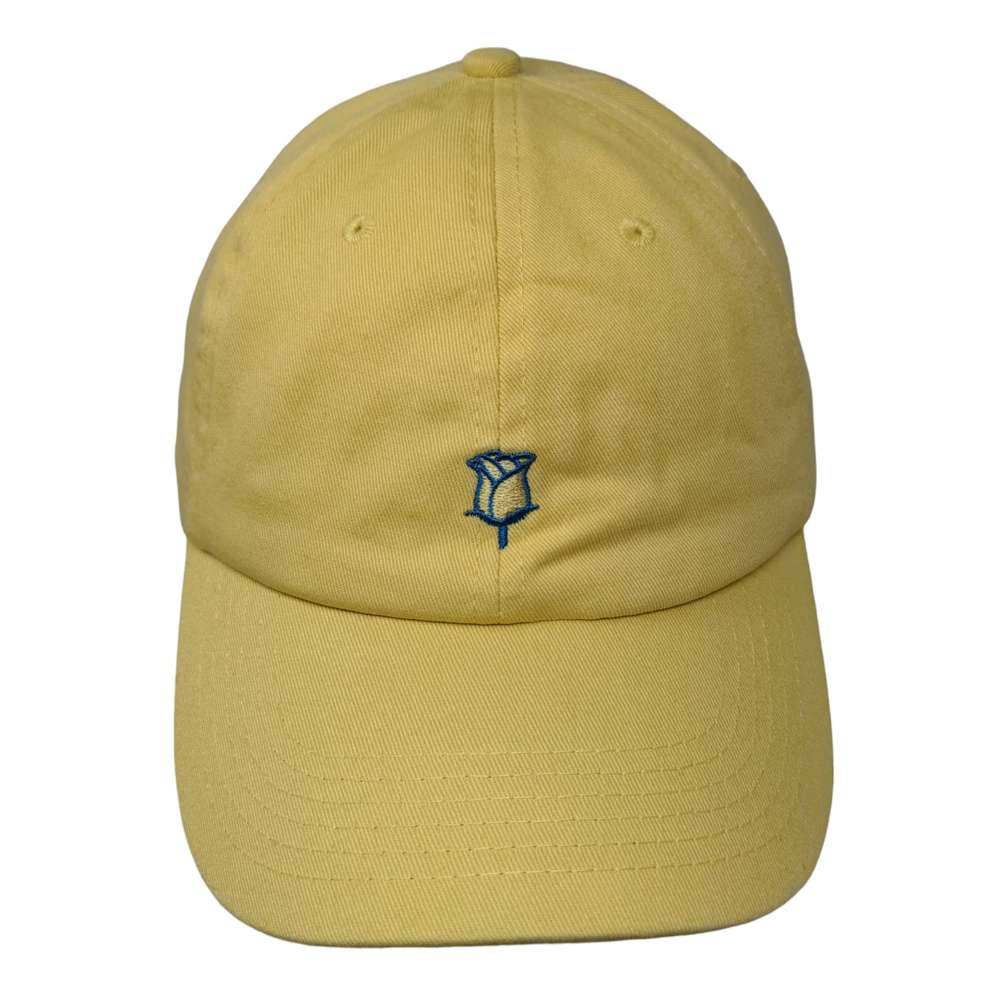 Swish Men's Slideback Hat Yellow Embroidered Babe Logo Tulip