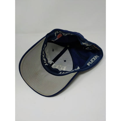 New York Fire Dept FDNY 9/11 Memorial Hat FlexFit Size S-M Blue Embroidered