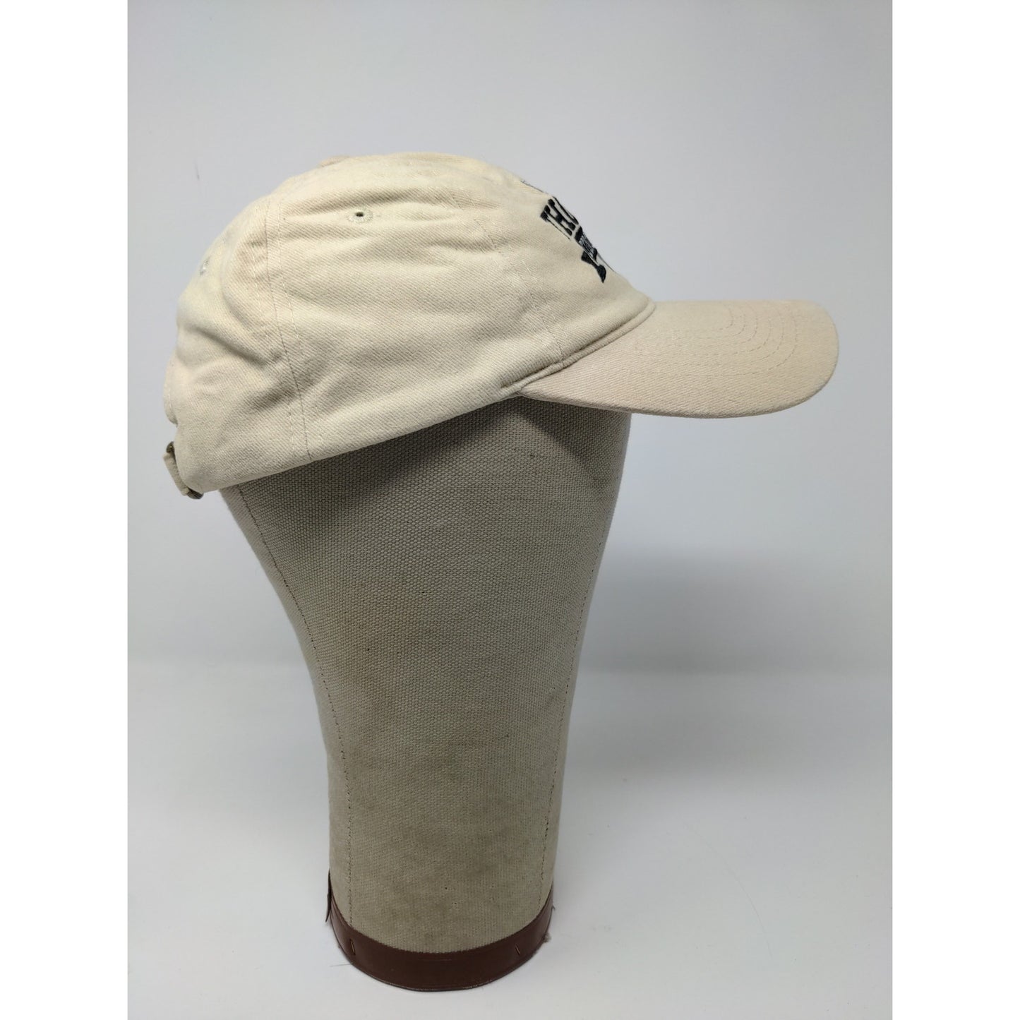 Thompson University Slideback Hat Cream Embroidered Logo Adjustable