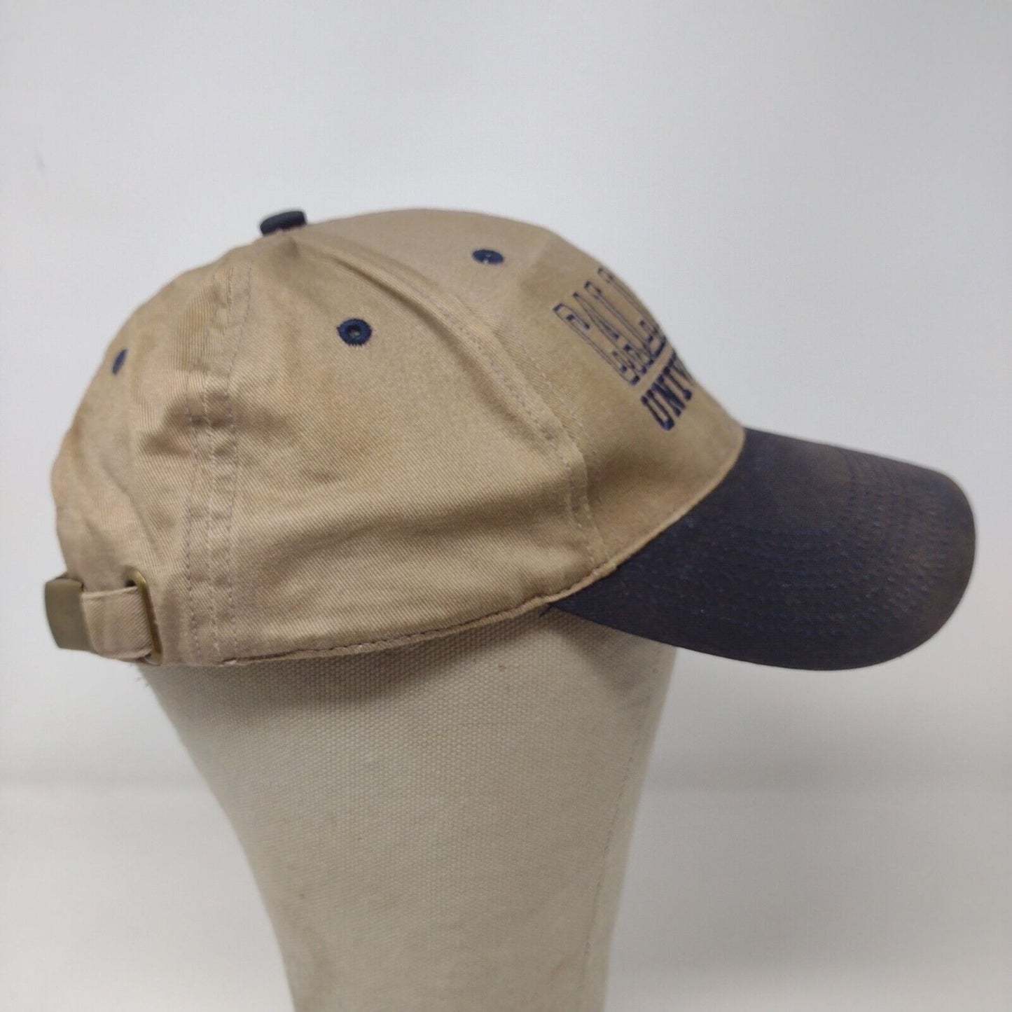 Head To Toe Men's Callahan University Slideback Hat Brown Size A Distressed