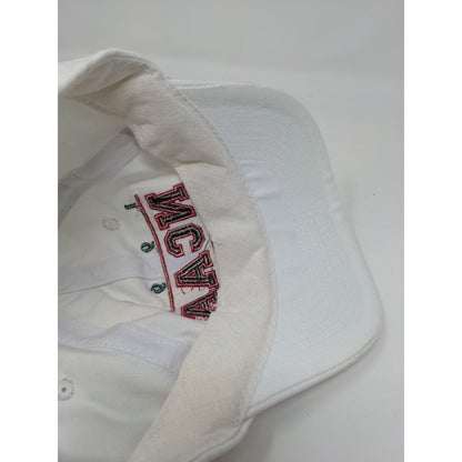 Vintage Mountain Dew NCAA Final Four 1998 Hat Embroidered Logo Slideback White