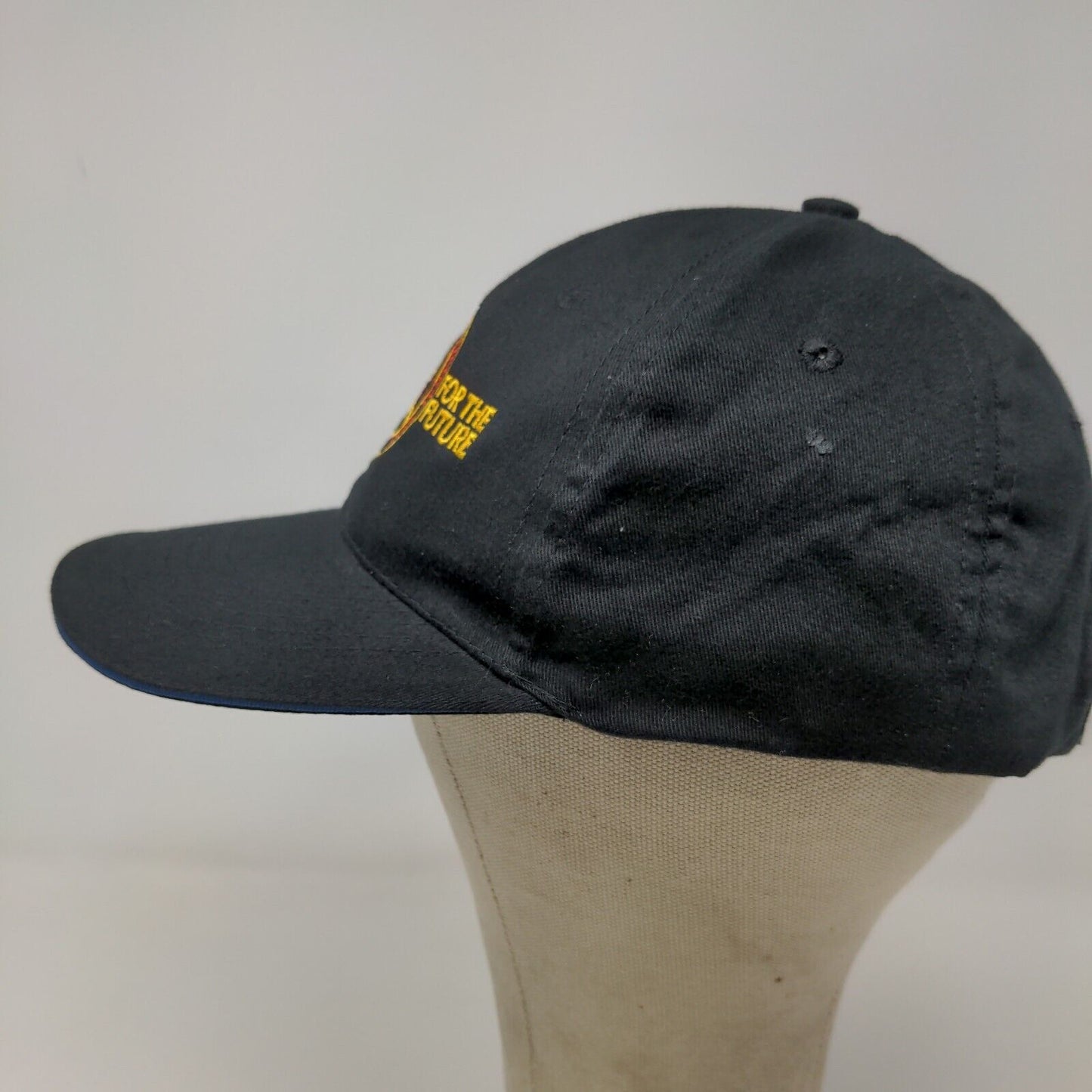 Mid America Air Museum Men's Strapback Hat Black OSFA Embroidered Logo