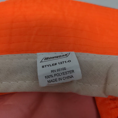 Ironwear Men's 1271-O Safety Boonie Hat Bright Orange 100% Polyester