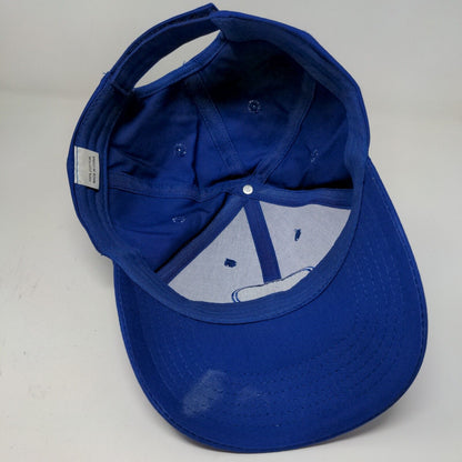 Bud Light Mens Strapback Hat Blue Adjustable Embroidered Logo 100% Cotton