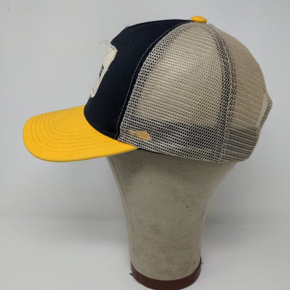 Corona Extra Snapback Mesh Back Hat Black Yellow Adjustable Embroidered Logo