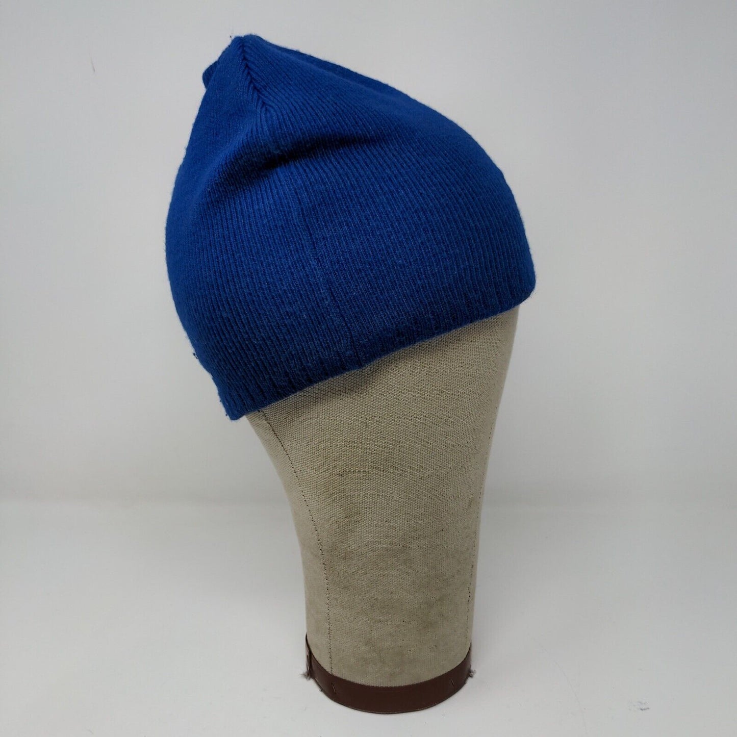 Vintage NFL Blue White Colts Beanie Hat Shane Co. Official Jeweler Embroidered