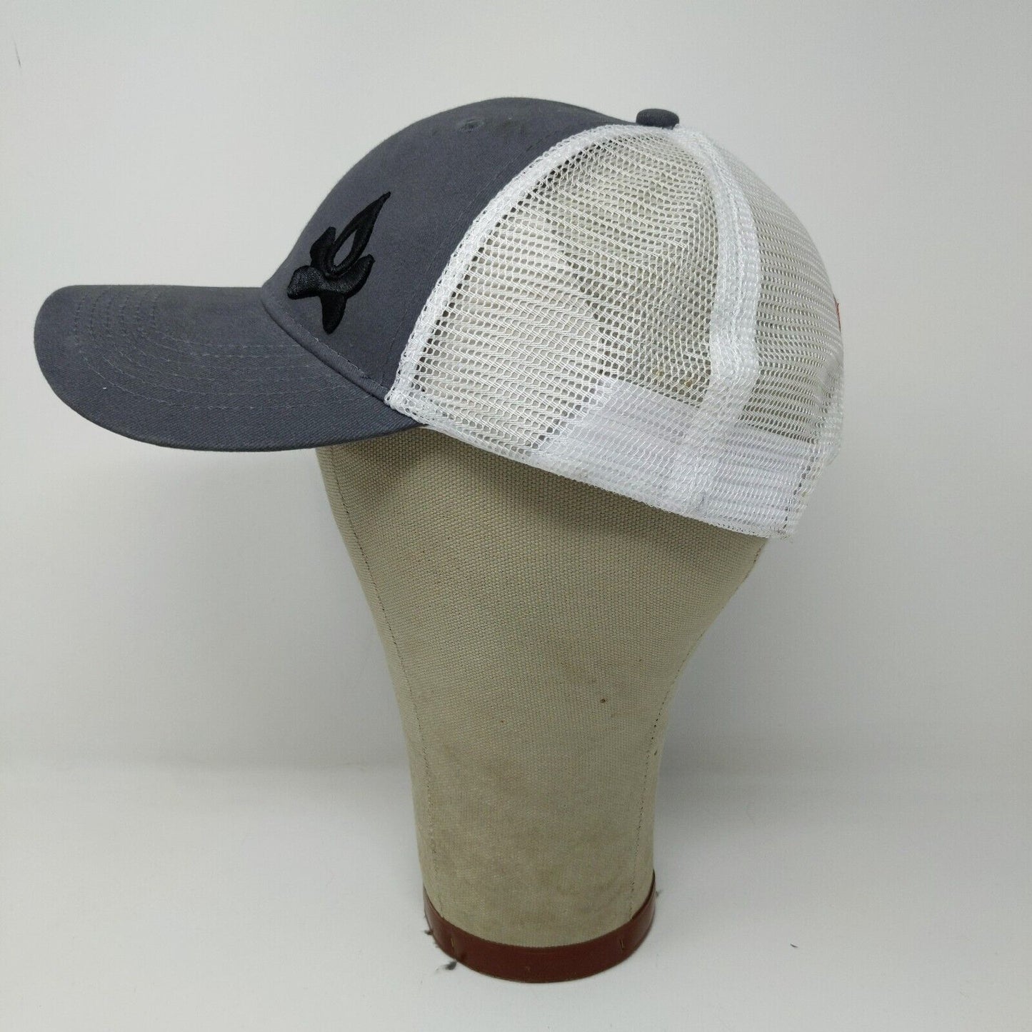 Camp Chef Mesh Snapback Cap Adjustable Hat Gray White Embroidered Logo OSFA