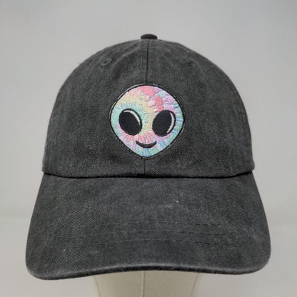 Unbranded Men's Slideback Hat Gray Adjustable Colorful Alien Embroidered Logo